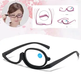 Sunglasses Eyewear Rotating Makeup Reading Glasses Vision Care 1.0- 4.0 Diopter Magnifying Anti-blue Light Colourful Frame