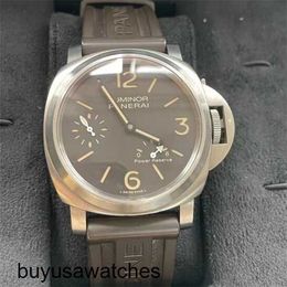 Sports Wrist Watch Panerai Luminor Series PAM00797 Watch Manual Mechanical Mens Eight Day Chain Titanium Metal Luxury Watch