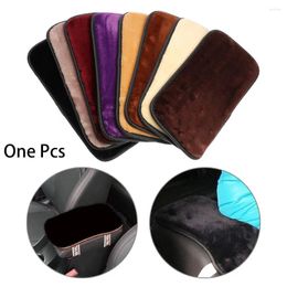 Interior Accessories Vehicle Leather Seat Supports Padding Protective Console Box Mat Cushion Case Arm Rest Pad Car SUV Armrest Cover