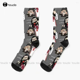 Women Socks Nandor & Guillermo What We Do In The Shadows Minimalism Funny For Men Unisex Adult Teen Youth Christmas Gift