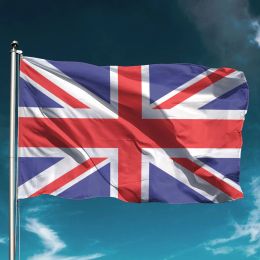 Accessories UK Britai Flag National Hold Banner Flying Waterproof Outdoors Decor Garden Decoration Wall Backdrop State Cheer Support Glad