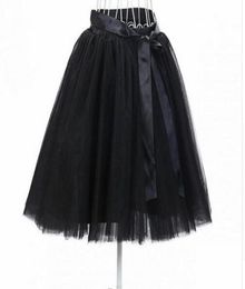 Europe And The United States Mini Skirt Fluffy Skirt Tutu Top Selling 7Layer Adult Tulle Skirt Women 20183663042