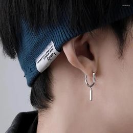 Dangle Earrings Niche Design High-end Women's Cool And Style Men's Fashionable Simple One Line Ear Buckle