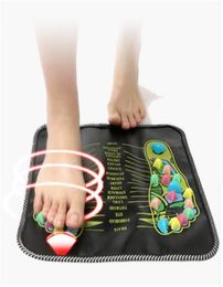Epacket Acupuncture Foot Treatment Cobblestone Colorful Foot Reflexology Walk Stone Square Massager Cushion for Relax Body5661797