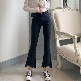 Women's Jeans Vintage Woman High Waist Women's Pants Streetwear Female Clothing Y2k Straight Leg Denim Korean Fashion 2024 Flare
