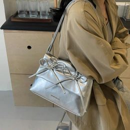 Shoulder Bags Summer Crossbody Bag For Women With Bow Pu Commuting Tote Fashion Cute Girls Purse Handbags Ladies Daily 2024