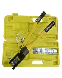 16 Ton Hydraulic Wire Battery Cable Lug Terminal Crimper Crimping Tool 11 Dies4144941