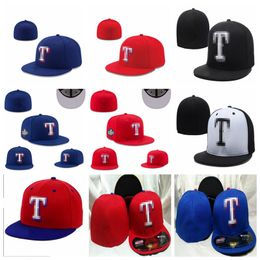 Rangers- T letter Baseball caps band newest gorras bones mens sports letter fashion outdoors sun hat Full Closed Fitted Hats
