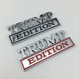 7.3x3cm Car Sticker Plastic Decoration US Presidential Election Trump Supporter Body Leaf Board Banner 11 LL
