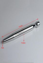110mm long male urethral dilator sounds penis stimulator insert plug sounding rod cock plugs stainless steel wand sex toys 2108202099691