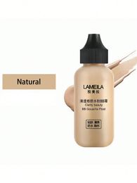 One face liquid foundation full concealer makeup waterproof base bright white cover dark circle Matte Foundation Cosmetic 240428