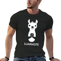 Men's Polos LLAMASTE: Funny Namaste Lama Alpaca Shirts & Gifts For Yoga Lovers T-Shirt Plus Size T Tee Shirt Clothes Men