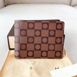 3 credit Key Wallets Fashion Brown flower Coin Purses M60895 luxury Designer wallet Man key pouch Mini flap Purse CardHolder Leather card holder 7A quality Wallets