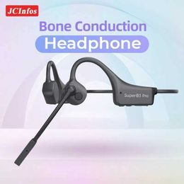 Headsets Bone conductive Bluetooth earphones wireless Bluetooth earphones gaming earphones fast charging working earphones with microphone J240508