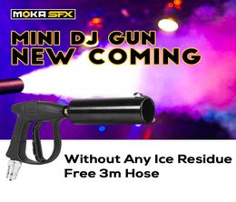 Cryo Blaster Mini DJ Gun Special Effects Pistola Co2 Spray 10M Smoke Machine Manual Control DJ Fog Gun for Nightclub Disco9019216