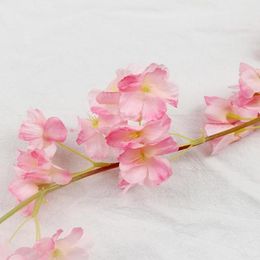 70quot 18M Artificial Cherry Blossom Hanging Vine Silk Flowers Garland Fake Plants Leaf For Home Wedding Decor 100pcslot Dec2618418