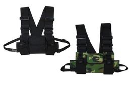 Belts Multifunctional Chest Bag Tide Brand Vest Backpack Men Women Hiphop Tactica Strap Bracket Radio Shoulder Holster8106448