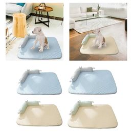 Cat Beds Furniture Dog Bed Mat Blanket Washable Comfortable Summer Cooling Mat for Sofa Bedroom d240508