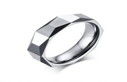 55mm Wedding Band for Men Women Tungsten Carbide Ring Engagement Ring Comfort Fit Faceted Edges Size 797782319