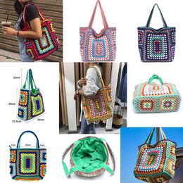 Colourful Designer Beach Bag Marmont Tote Bags Straw Woven Bag Knitting Mesh Mens Womens Straw Bag Black Apricot Summer Bag Vacation Bag Large Capacity Shopping Cases