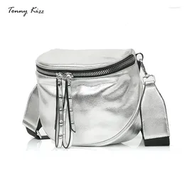 Shoulder Bags PU Messenger For Women Semicircle Saddle Female Shouder Bag Bucket Sliver Crossbody Girls Multi-Purpose Chest Purse