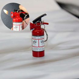 Creative Boutique Metal Keychain Lighter Personalized Cigar New Peculiar Fire Extinguisher Lighter Wholesale