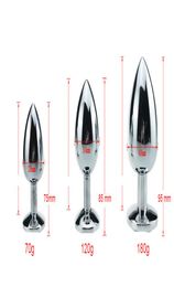 stainless steel white fox tail anal plug tail three size silver Colour butt plug anal toys gay sex toys for couples buttplug anal t7977571