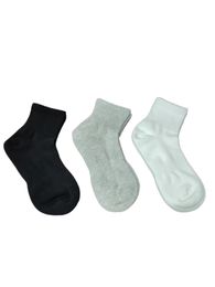 Men's and women's sports tube black, white and grey combed cotton absorbent breathable socks four seasons leisure comfort solid Colour non-ball high elastic cotton socks