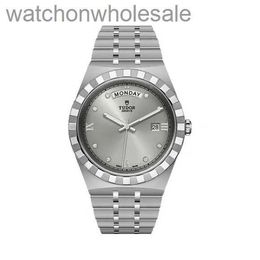 Luxury Tudory Brand Designer Wristwatch Royal Series Mens Watch Fashion Business Calendar Steel Band Mechanical Watch M28600-0002 with Real 1:1 Logo