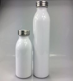 DIY Heat Sublimation 12oz20oz Milk Bottles Stainless Steel Milk Flask with Lids Kids Double Wall Vacuum Insulated Water Bottle fr2036375