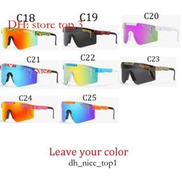 Pit Vioers Sports Eyewear Cycling Uv400 Outdoor Glasses Double Legs Bike Bicycle Sunglasses Wide View Mtb Goggles Uv400 WITH CASE Viper Sunglasses 9700