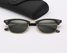 Mens Fashion Sunglasses Womans Popular Sunglasses Half Frame Sun Glasses Des lunettes De Soleil with Leather Case Retail Package1024609