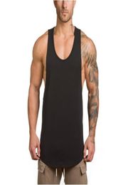 Brand gym clothing Plain singlet canotte bodybuilding stringer tank top men fitness T shirt muscle sleeveless vest Tanktop56239571871088