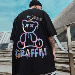 Men's T Shirts M-8XL Oversized Tshirts Korean T-shirt Loose Summer Enlarged Round Neck Casual Couple Top Short Sleeve Shirt