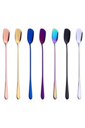 Eco Spoon Stainless Steel Metal Spoon Ice 7 Colors012348085795