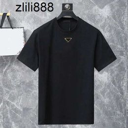 Mens t shirt designer shirt men tshirt man black tee womens clothes size XXL XXXL T-Shirts 100% Cotton short sleeve chest triangle men and women short T-shirt clothes p