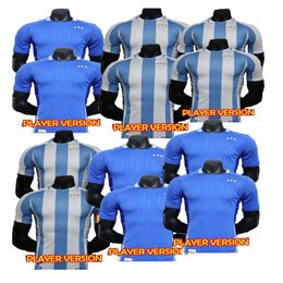 2024 Argentina Soccer Jerseys 3 Star MESSIS 24 25 Fans Player Version MAC ALLISTER DYBALA DI MARIA MARTINEZ DE PAUL MARADONA Hot selling man Football Shirt