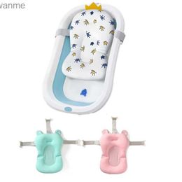Vasche da bagno sedili portatile vano da bagno per bambini tappetino da bagno regolabile tappetino per doccia neonato tappetino sedile pieghevole vano da bagno sedile galleggiante tappetino wx