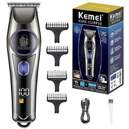 Electric Shavers Kemei 642 Professional for Men Electric hair trimmer Barber Hair Clipper rechargeable hair cutting machine T240507