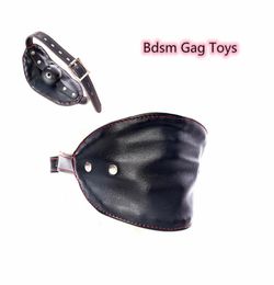 Bdsm Bondage Mouth Plug Hard Ball Gag with Leather Harness for Fetish Slave Restraints Women Men Gay Couples Flirt 2107226870702