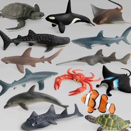 3PCSFridge Magnets Marine Dolphin Refrigerator Resin Home Decoration Shark Sticker Blackboard Crab Magnet