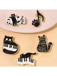 Brooches 5PCS/lot Cute Cartoon Brooch Pins Enamel Lapel Badge For Women Girls Children Clothing Bag Decor