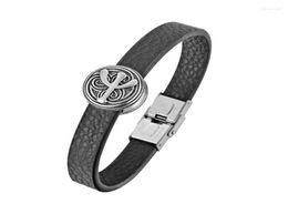 Bangle Viking Beads For Paracord Bracelets Algiz Norse Runes Charms DIY Send Men039s GiftBangle Lars228608881