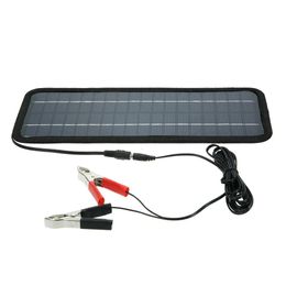 18V 12V 20W Solar Panels Charger Car Motorcycle Kick Scooter Portable Panel Battery Efficient Maintenance 240508