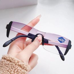 Sunglasses Men Reading Glasses HD Presbyopic Far And Near 1.0 To 4.0 Anti-blue Light Mens Transparent