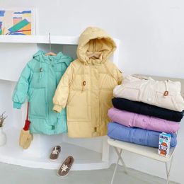 Down Coat 2024 Winter Children Clothes Warm Girl Jacket Cotton For Kids Fashion Boys And Girls