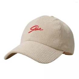 Ball Caps Stowe Mountain Resort Vermont Corduroy Baseball Cap Rugby Vintage Men's Luxury Women's