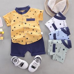 Clothing Sets 2024 Summer Casual Clothes Fashion Baby Boy's Suit Set Top Shorts 2PCS For Boys Infant Suits Kids