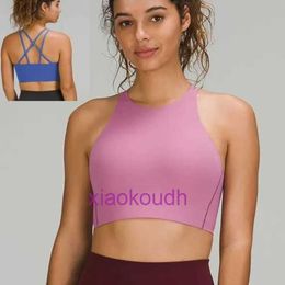 Designer Tops Sexy Lul Women Yoga Unterwäsche Fitnessanzug Forlul Frauen im Sommer mit Brustpolstern Hochelastizität Top komfortable Sporttanztrainingweste