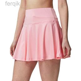 Skirts Skorts Tennis Skirts Mini Badminton Thin Skirt Fitness Women High Waist Shorts Athletic Running Sports Fast Dry Skort New d240508